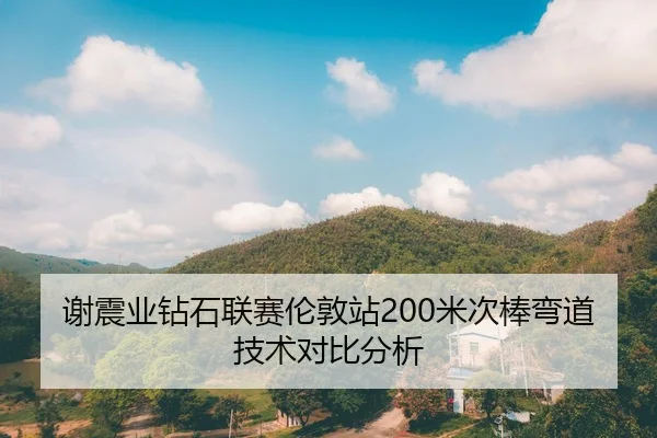 谢震业钻石联赛伦敦站200米次棒弯道技术对比分析